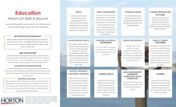 Education – Watch List 2020 & Beyond