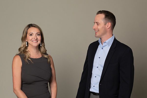 Employee Benefit Experts Jen Tverdek and Jonathan Reinecke